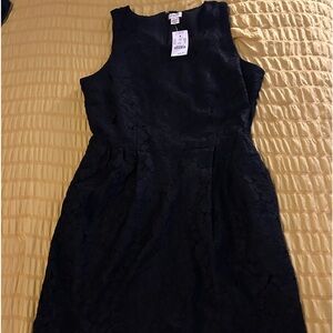 J. Crew Black Lace Dress